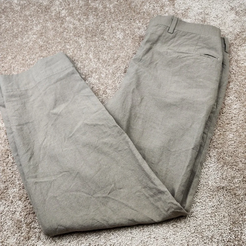 Jos A Bank Executive Collection Wool Dress Pants Mens 33x30 Taupe Brown USA Made